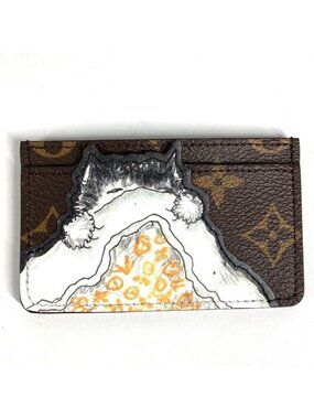 Louis Vuitton Card Case Holder Catnap Monogram Canvas Brown